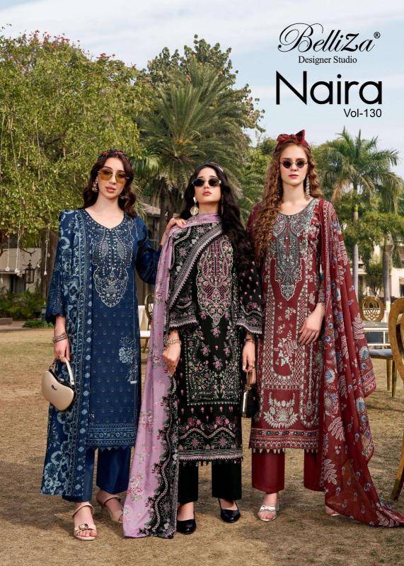 Belliza naira vol- 130 Dress material wholesale